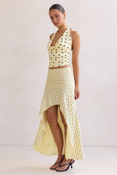 Franca Midi Skirt (Lemon)