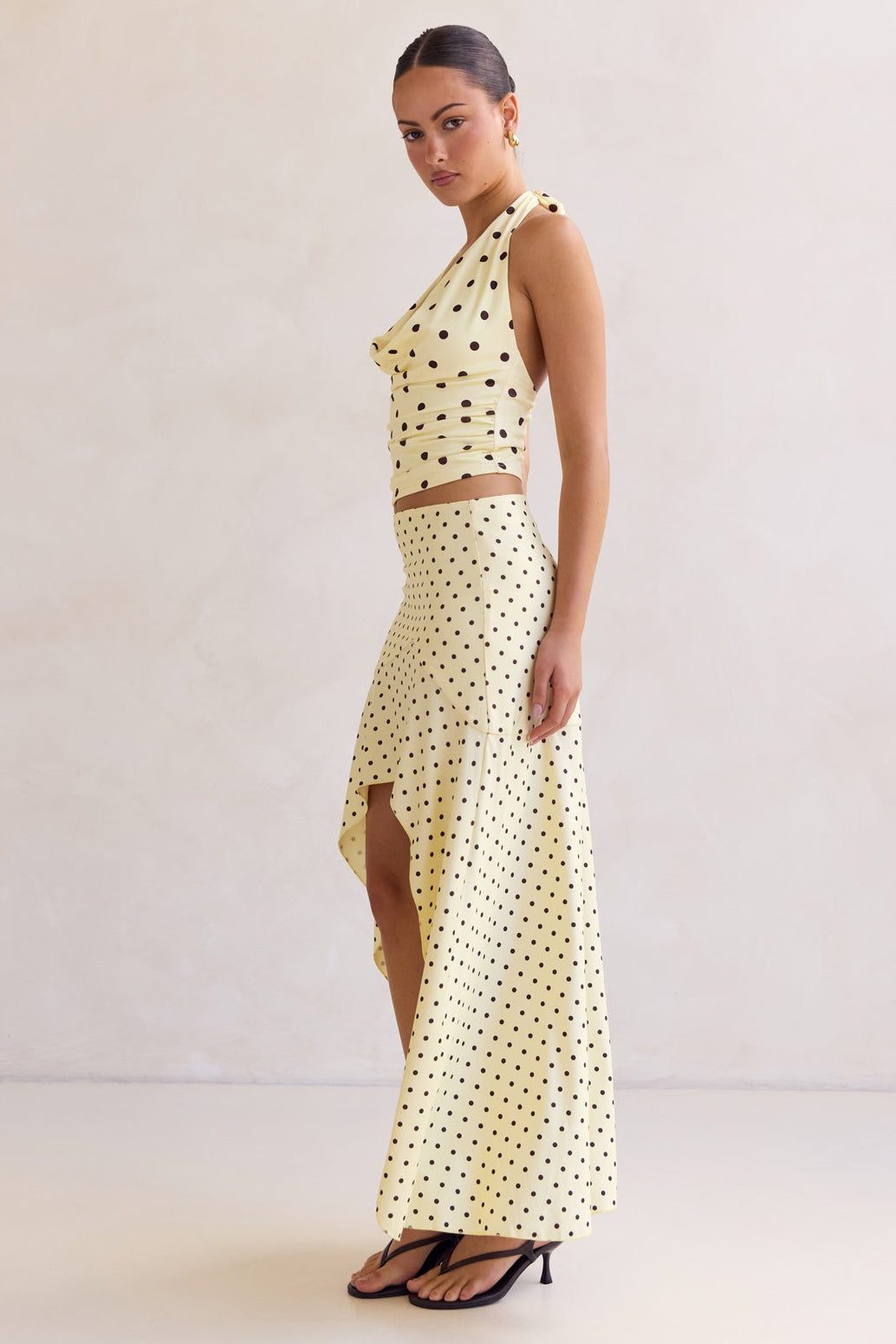 Franca Midi Skirt (Lemon)