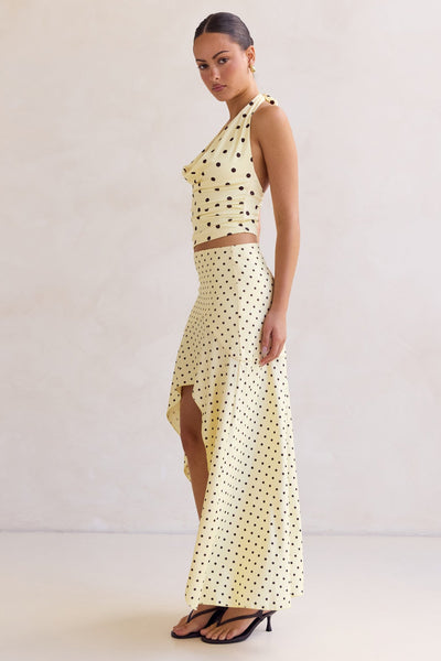 Franca Midi Skirt (Lemon)