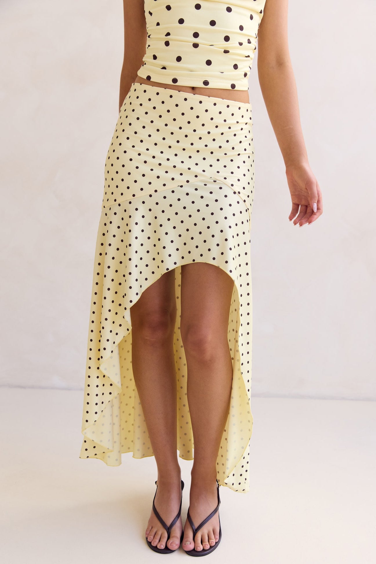 Franca Midi Skirt (Lemon)