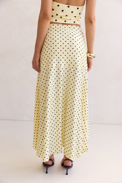 Franca Midi Skirt (Lemon)