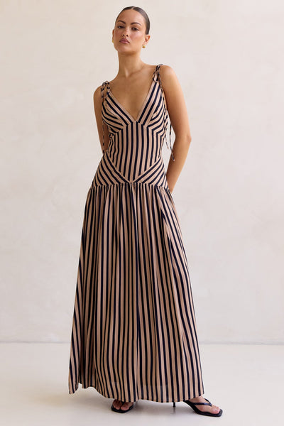 Vivian Maxi Dress (Chocolate)