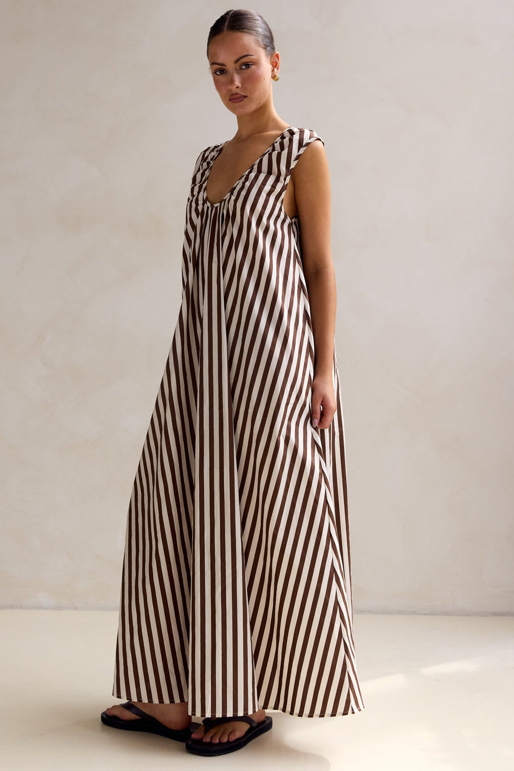 Helena Maxi Dress (Chocolate)