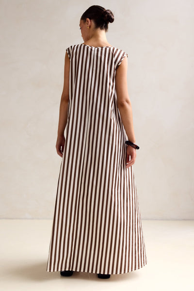 Helena Maxi Dress (Chocolate)