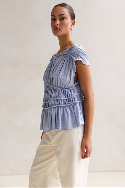Emilia Top (Blue)