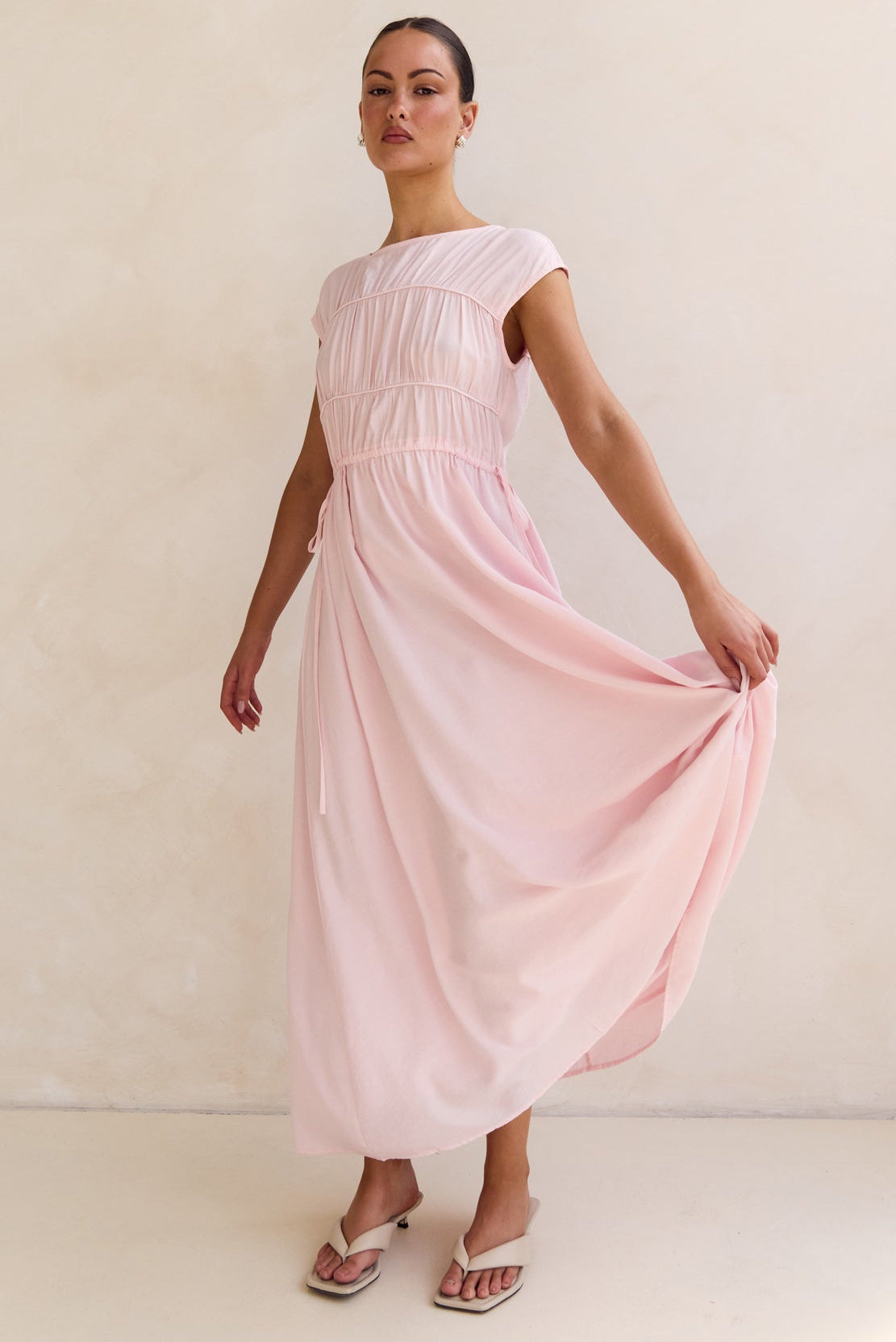 Elle Maxi Dress (Pink)