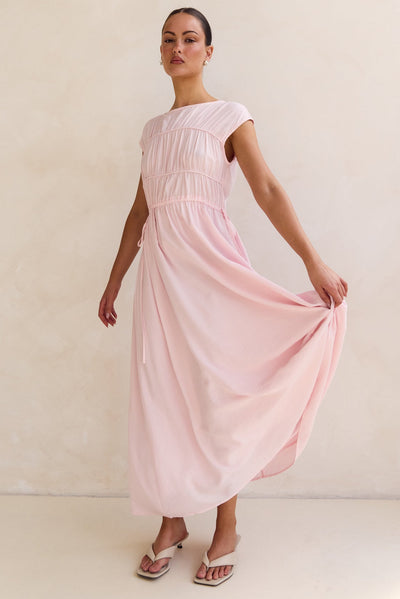 Elle Maxi Dress (Pink)