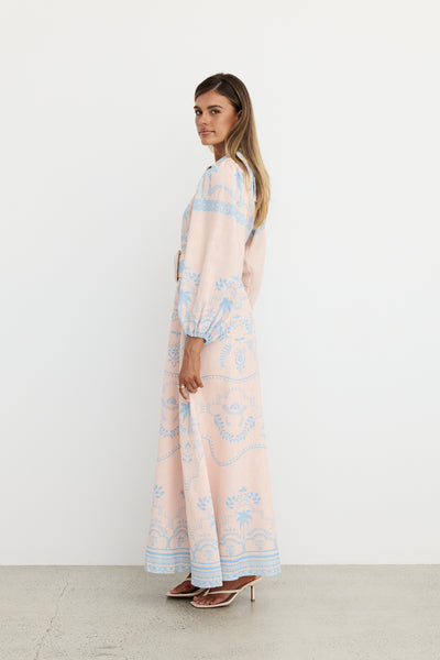 Xander Maxi Dress (Blue)