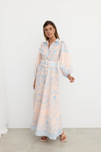 Xander Maxi Dress (Blue)