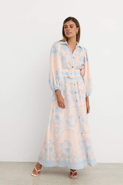 Xander Maxi Dress (Blue)