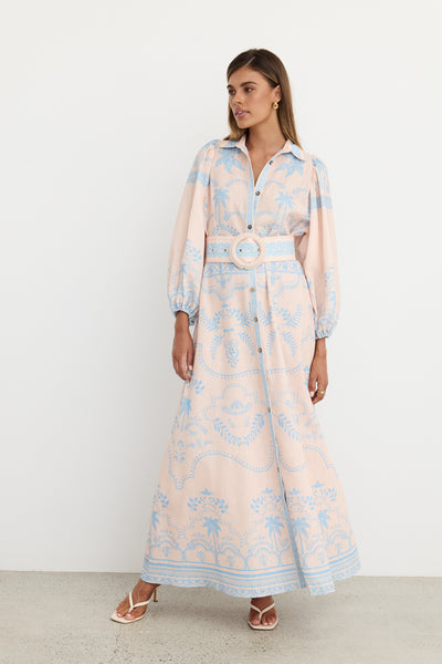 Xander Maxi Dress (Blue)