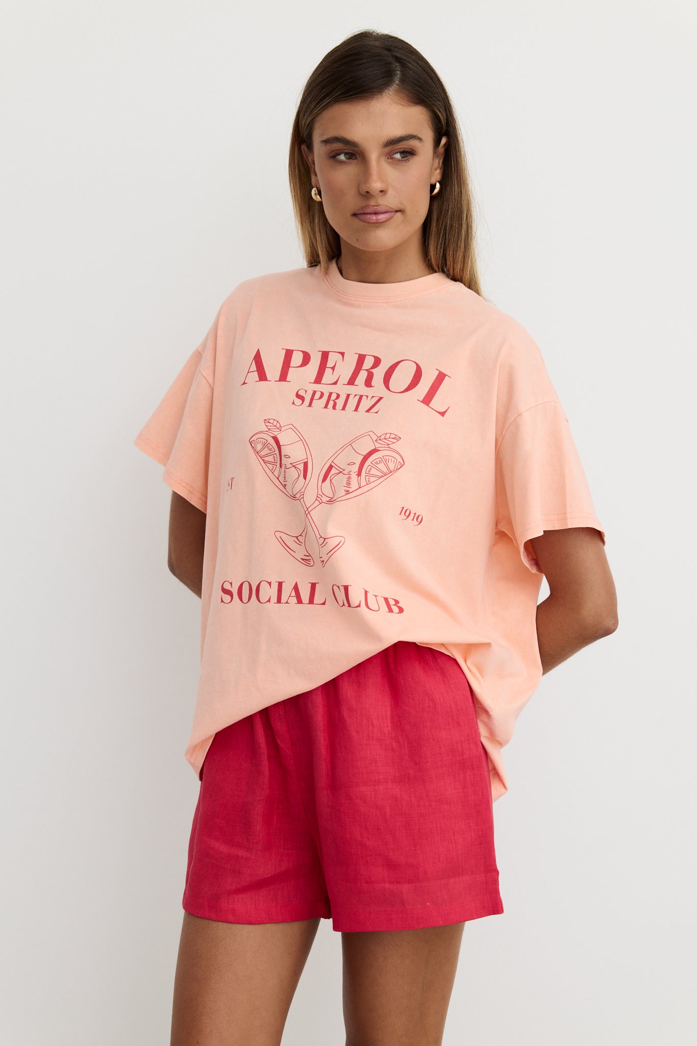 Cara Shirt (Peach)