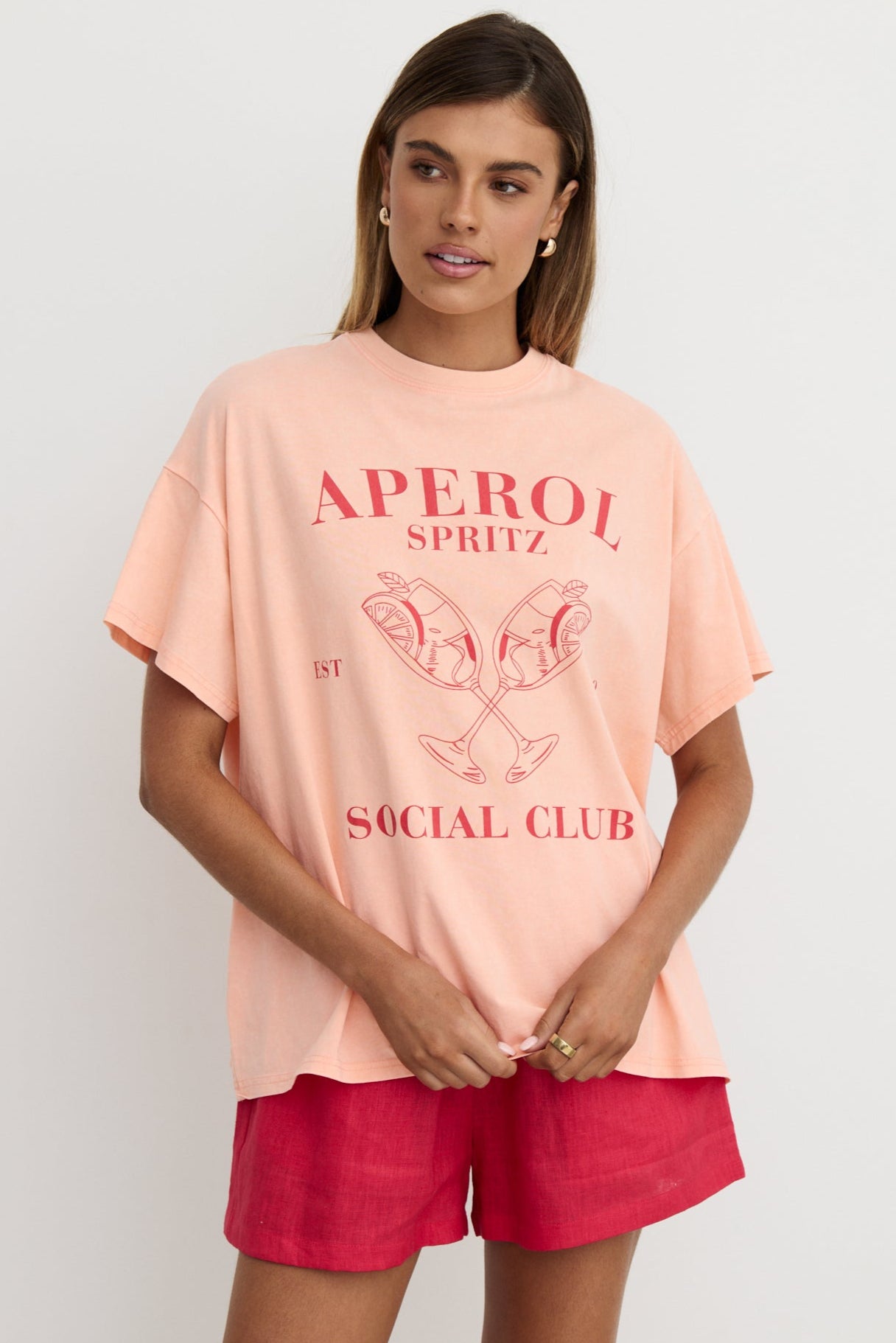 Cara Shirt (Peach)