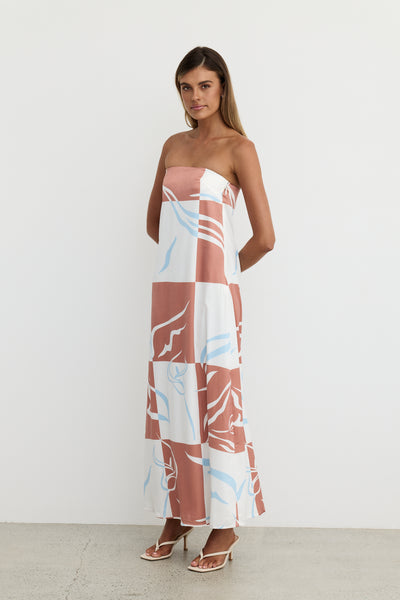 Rufus Maxi Dress (White)