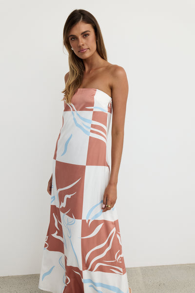 Rufus Maxi Dress (White)