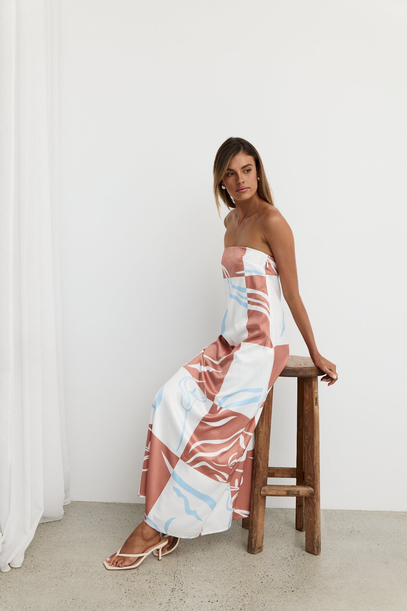 Rufus Maxi Dress (White)