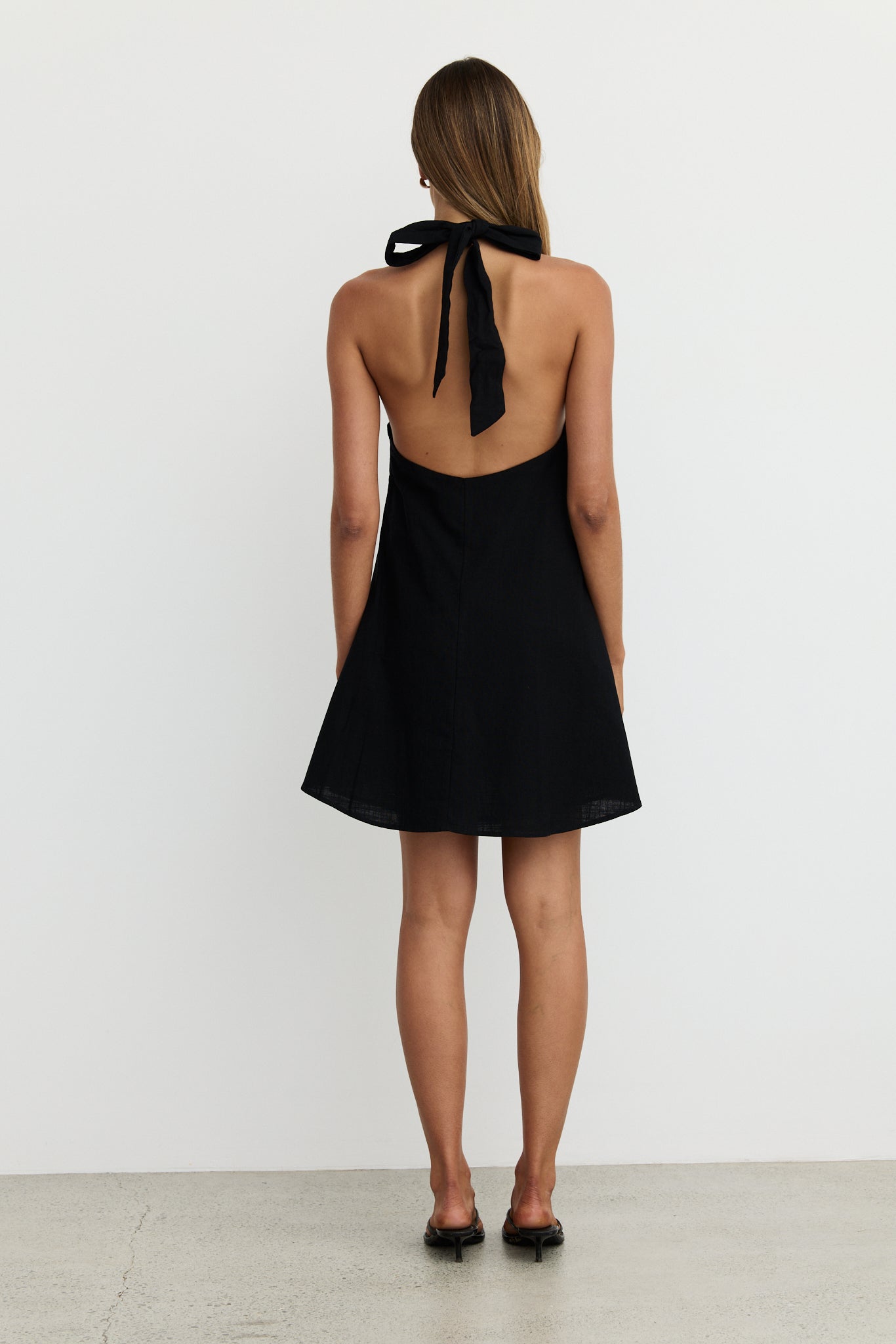 Reese Mini Dress (Black)
