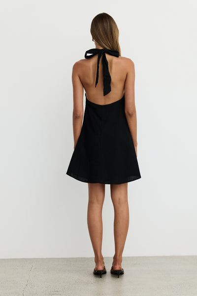 Reese Mini Dress (Black)