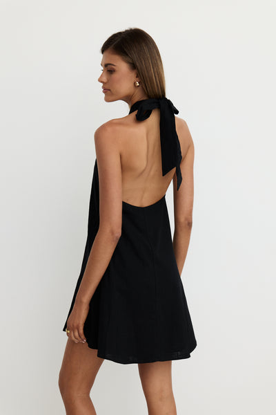 Reese Mini Dress (Black)