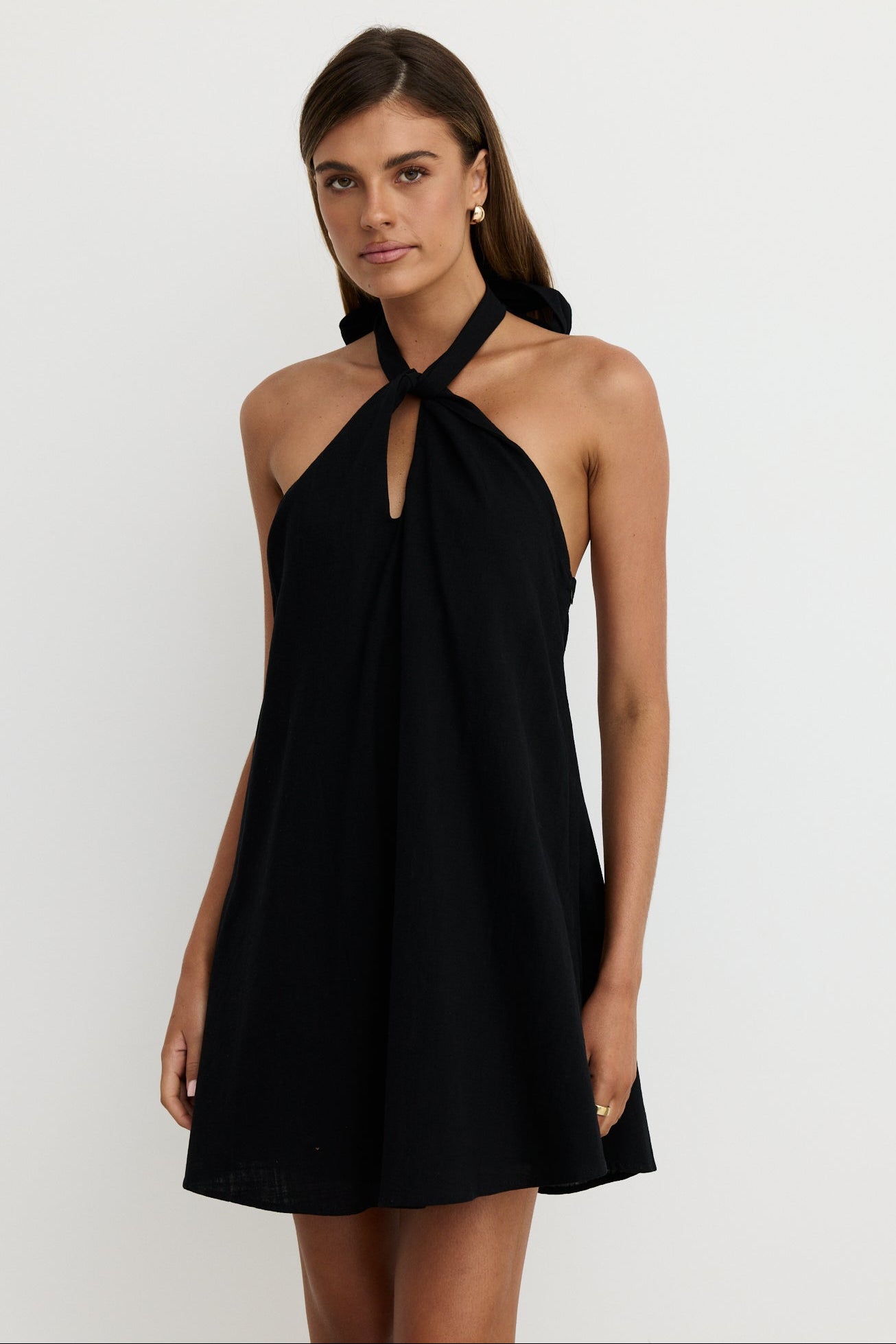 Reese Mini Dress (Black)
