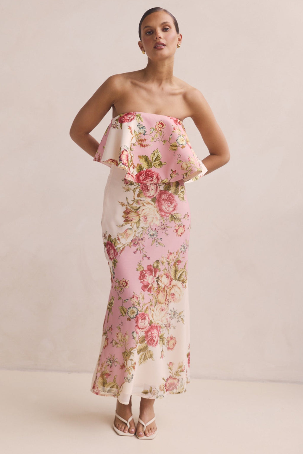 Aurela Maxi Dress (Pink)