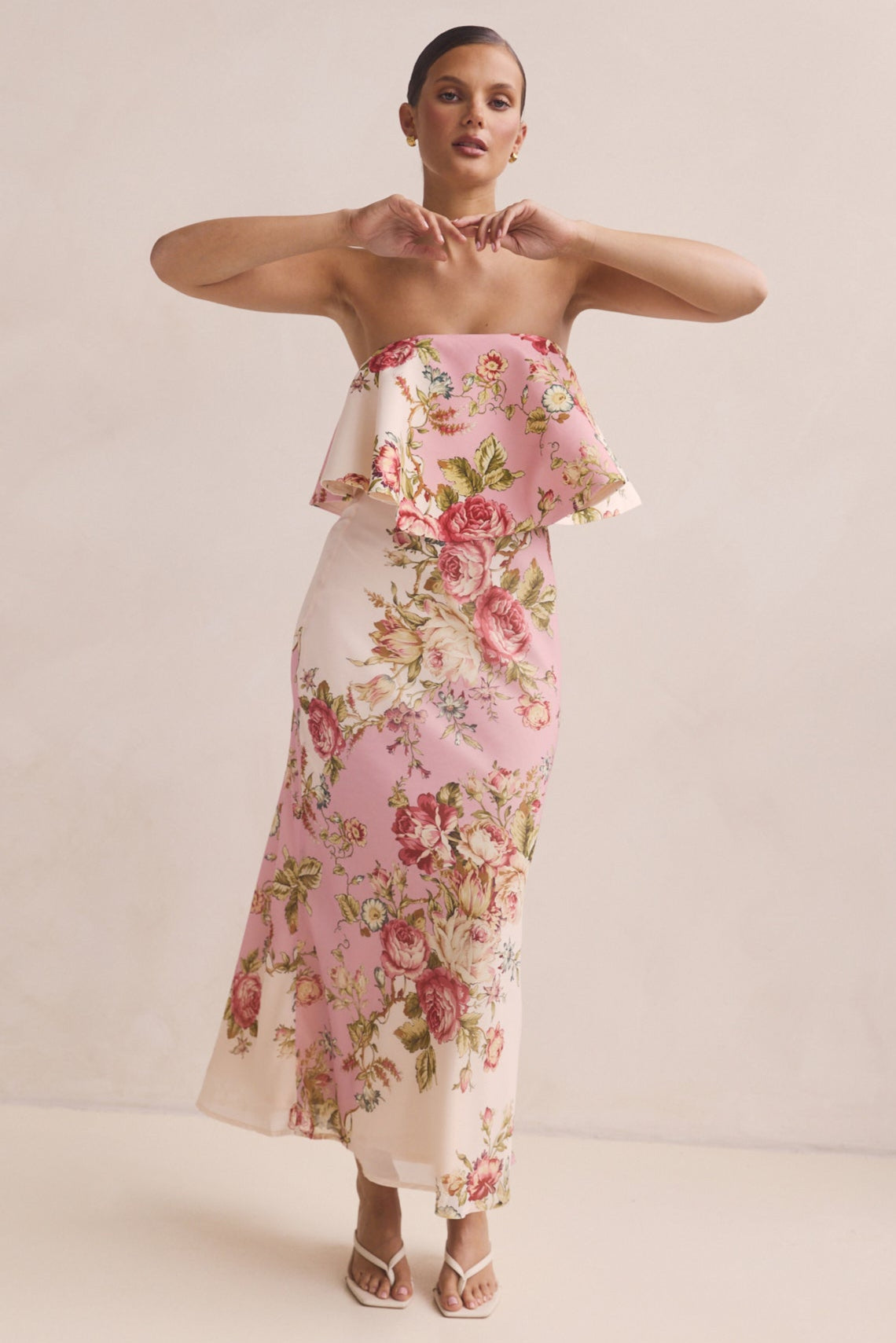 Aurela Maxi Dress (Pink)