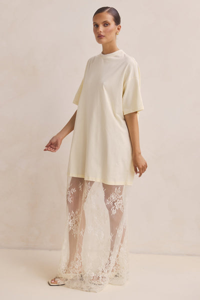 Ophelia Maxi Dress (Lemon)