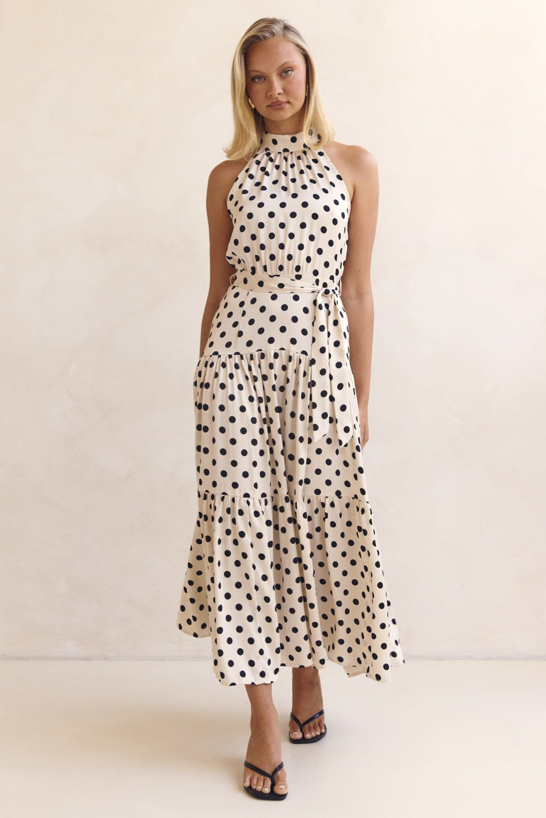 Belle Midi Dress (Cream)