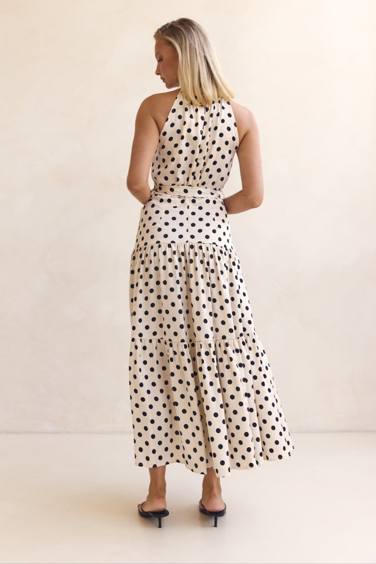 Belle Midi Dress (Cream)