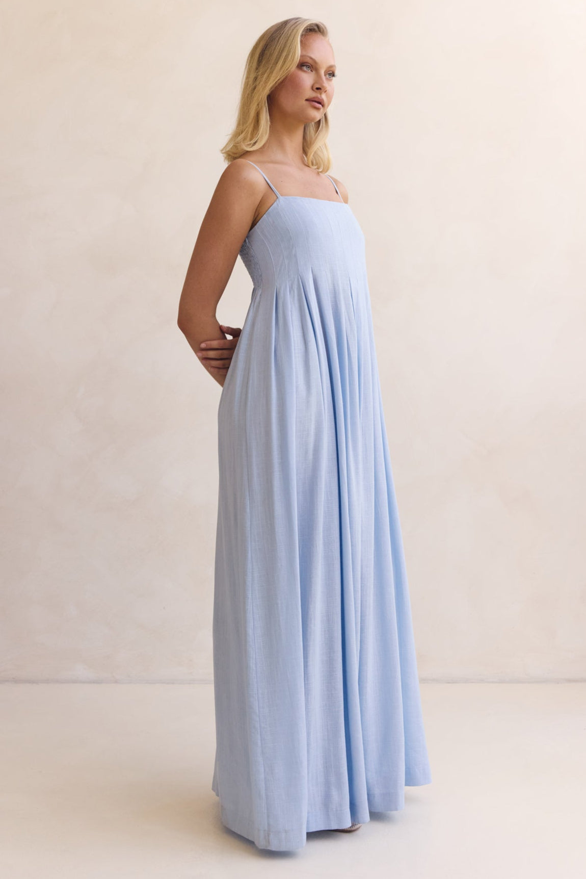 Haven Maxi Dress (Blue)