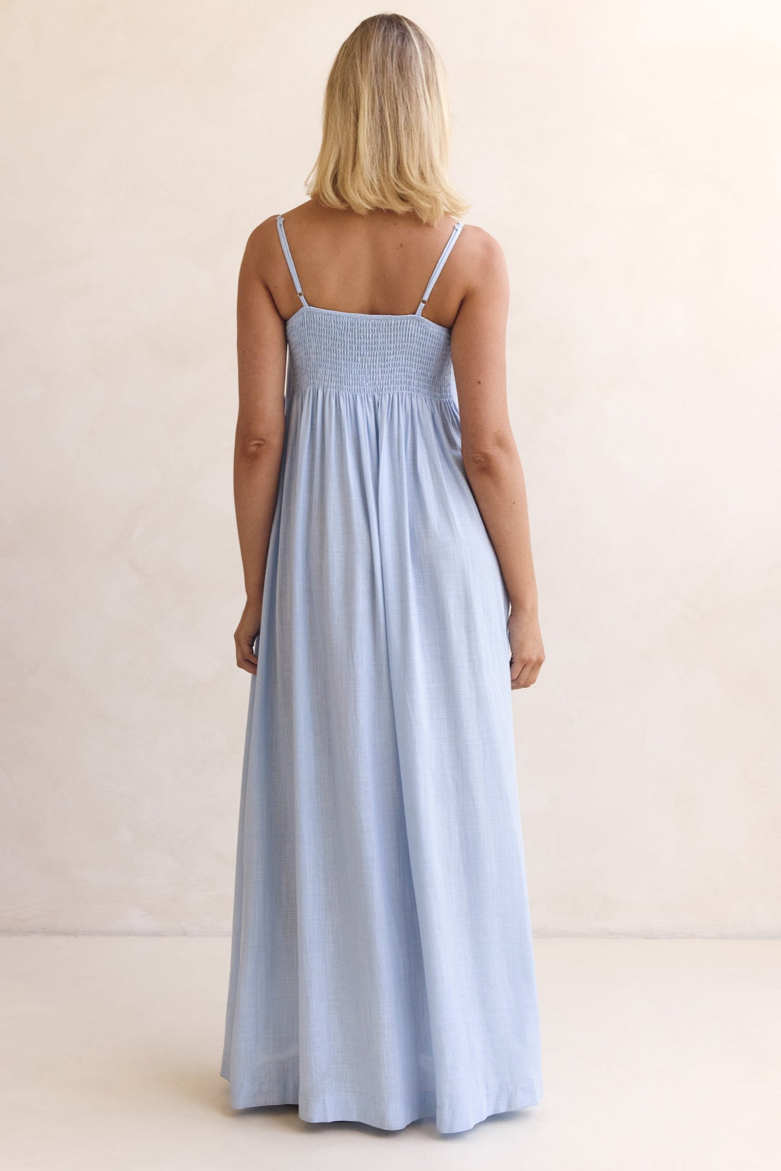 Haven Maxi Dress (Blue)