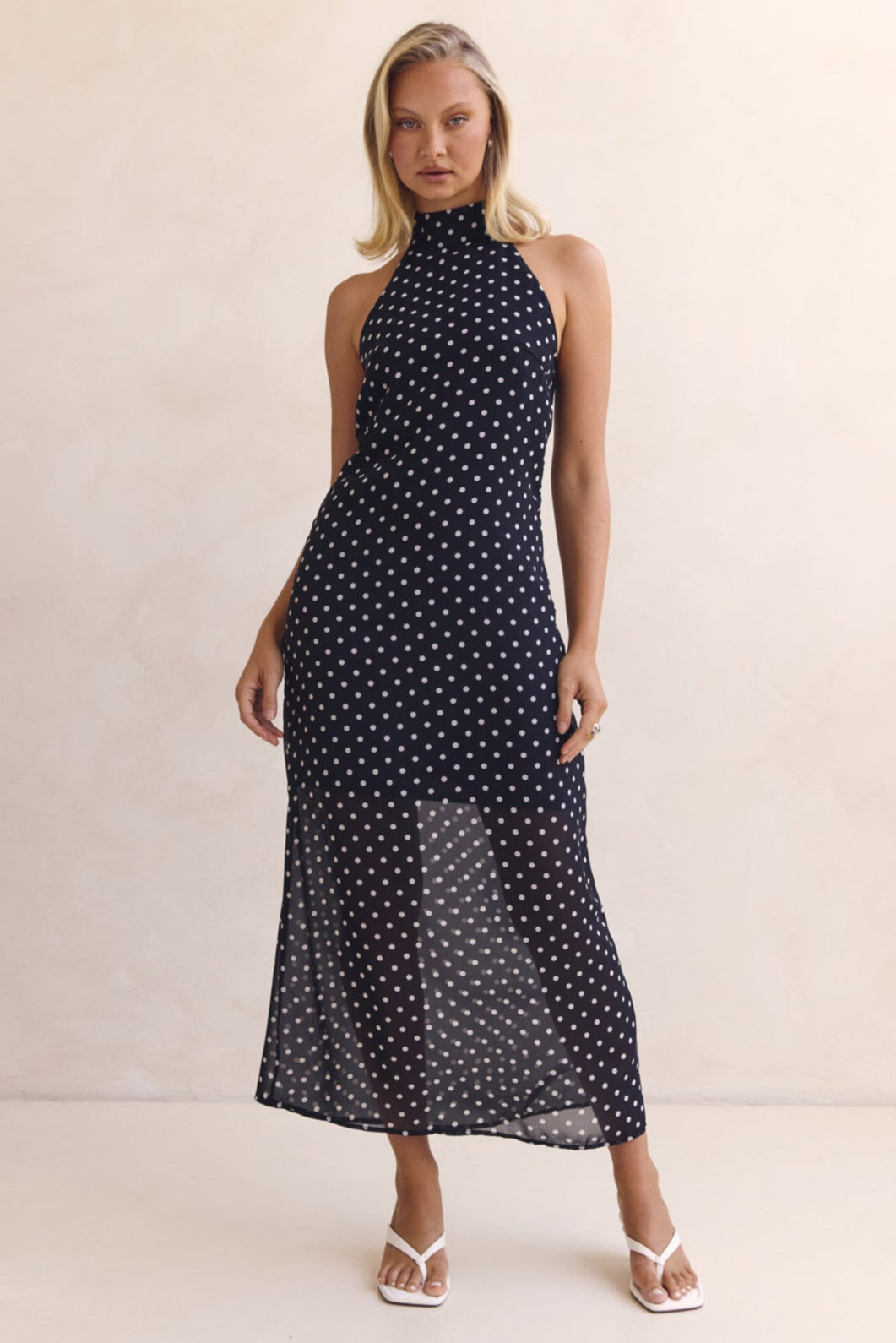 Lucie Midi Dress (Black)