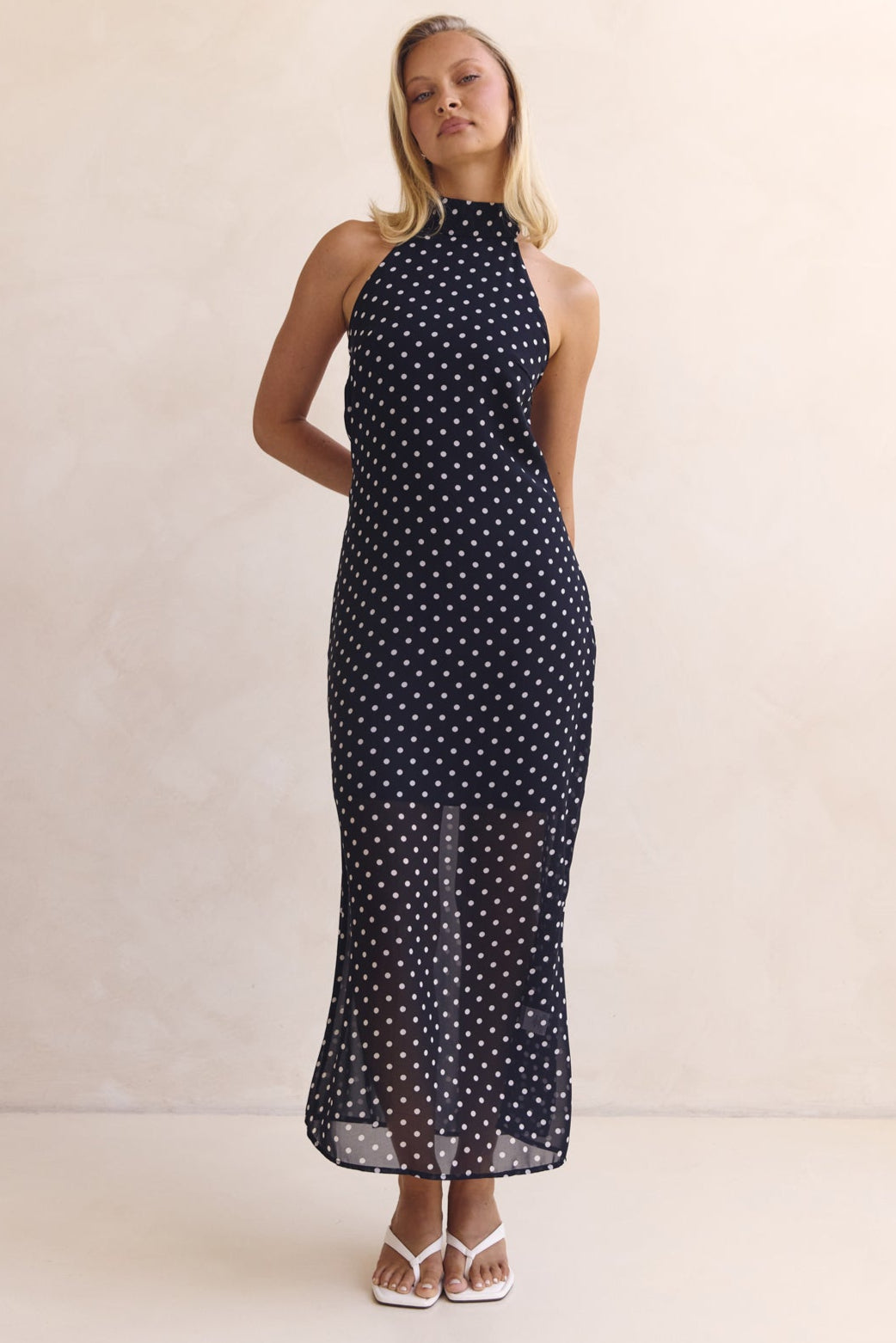 Lucie Midi Dress (Black)