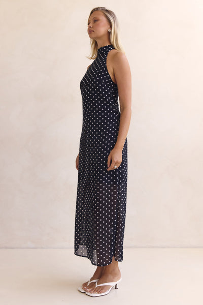 Lucie Midi Dress (Black)