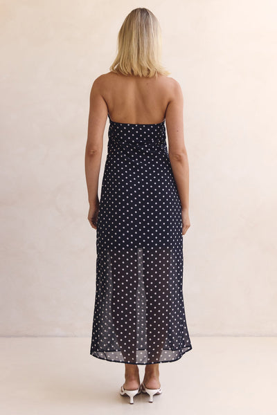 Lucie Midi Dress (Black)