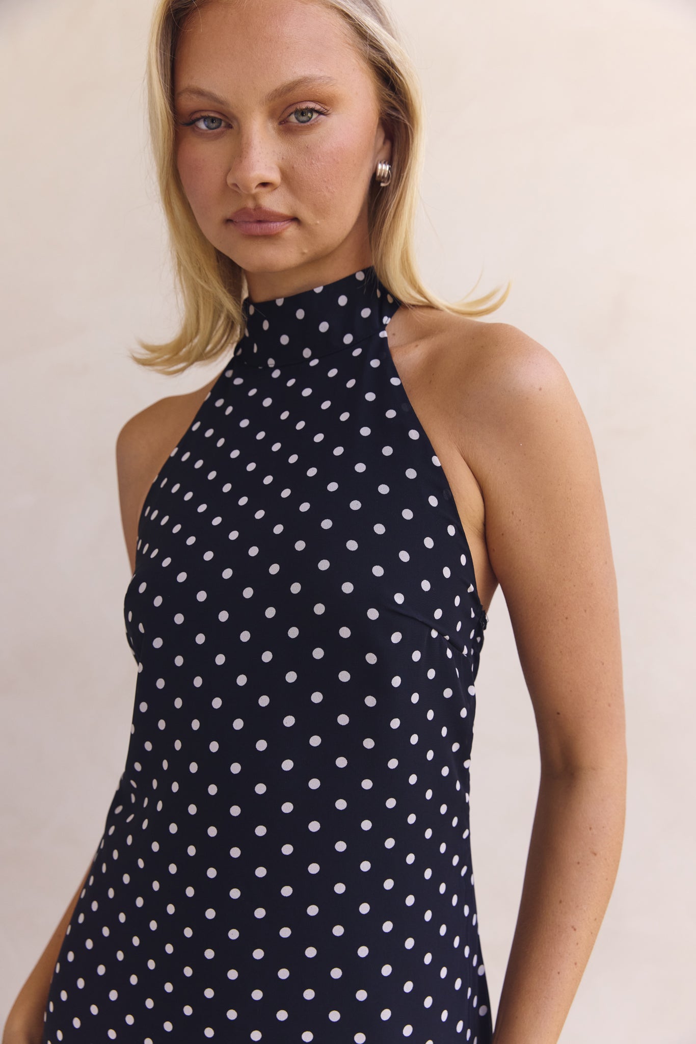 Lucie Midi Dress (Black)