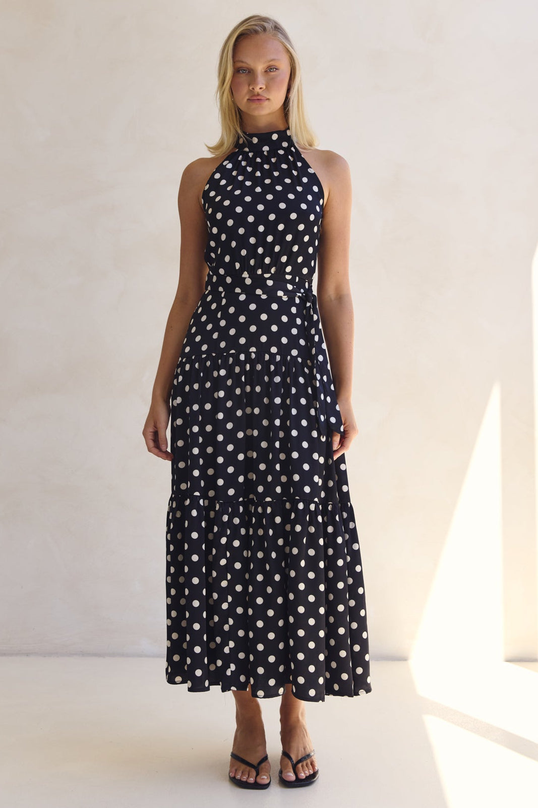 Belle Midi Dress (Black)