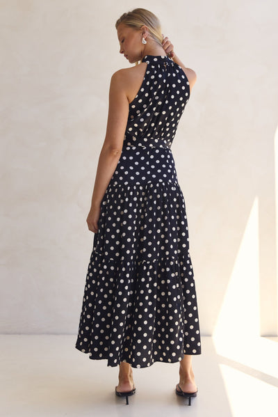 Belle Midi Dress (Black)