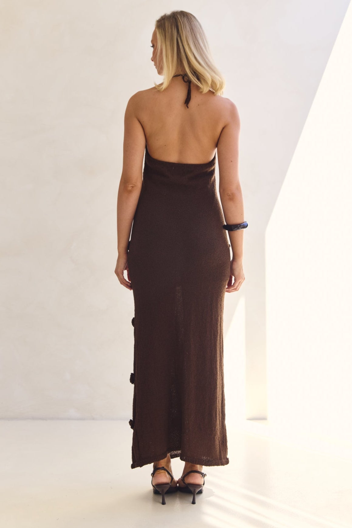 Orion Knit Maxi Dress (Chocolate)