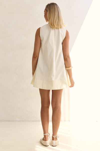 Raelle Mini Dress (Butter)