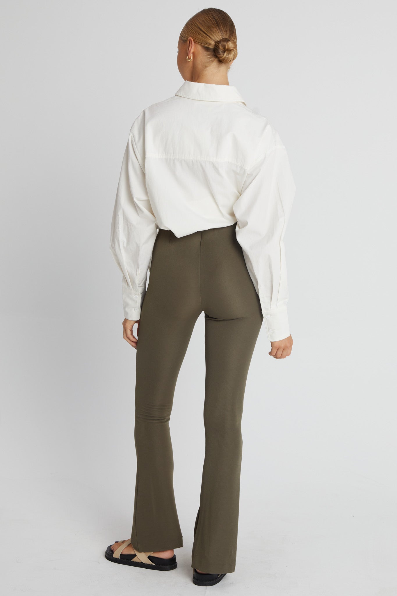Lincoln Split Pants (Khaki)