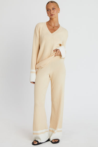 Agni Knit Top (Beige)