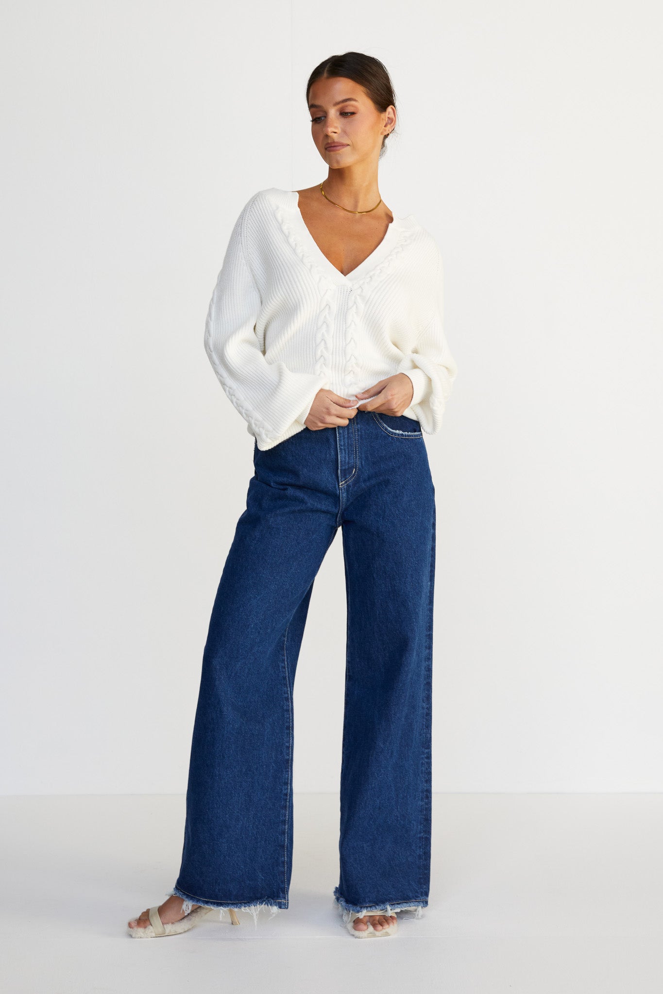 Scout Knit Jumper (White)