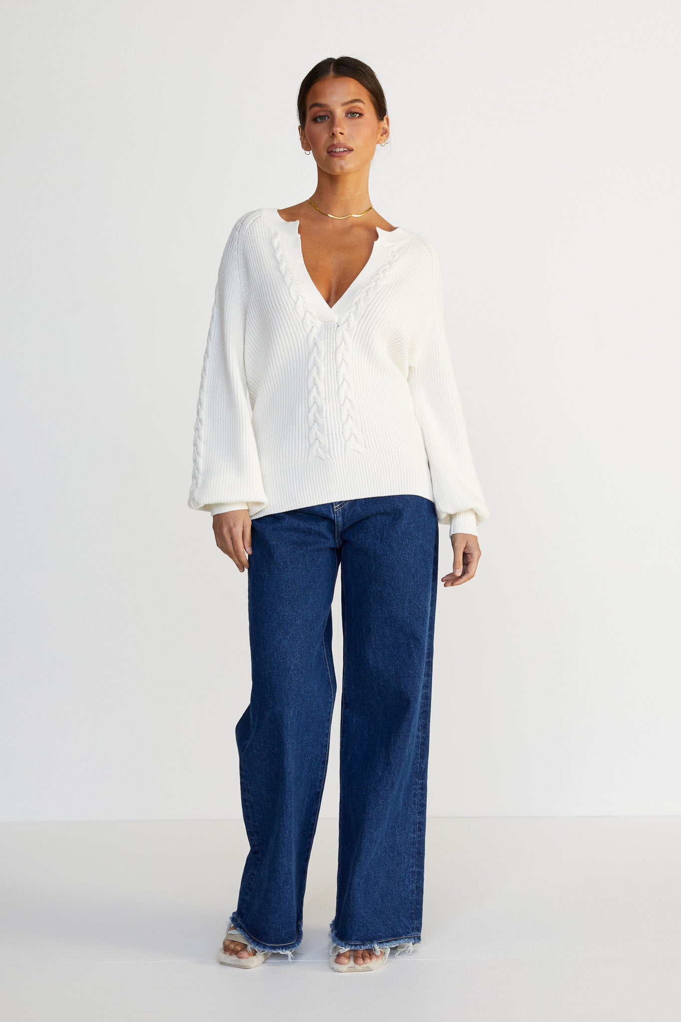 Scout Knit Jumper (White)