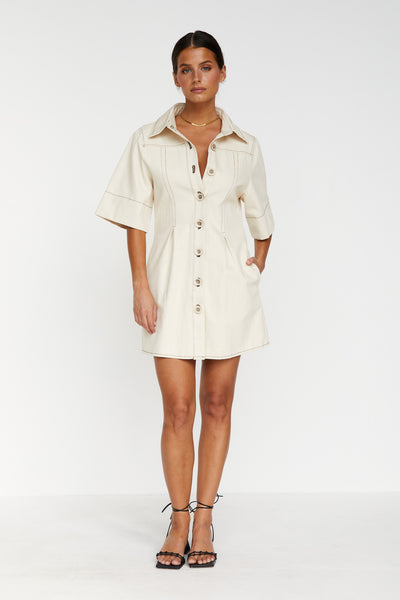 Owen Dress (Beige)
