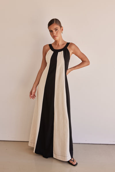 Delphine Maxi Dress (Black)