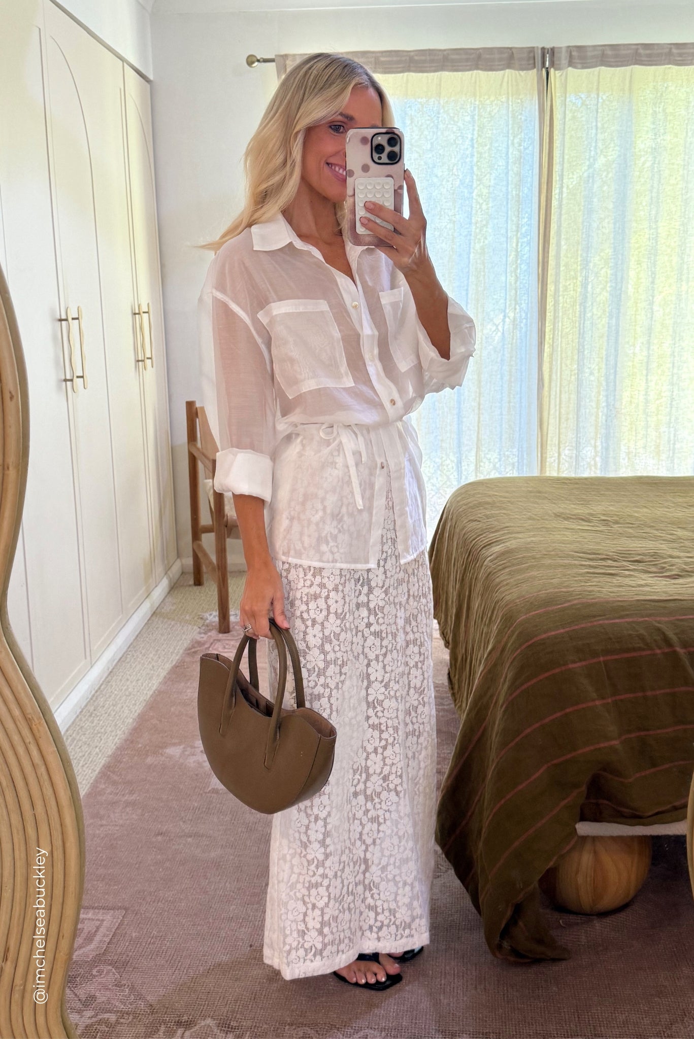 Wynn Sheer Shirt (White)