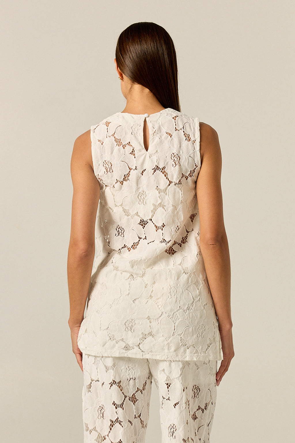 Jocelyn Lace Top (White)