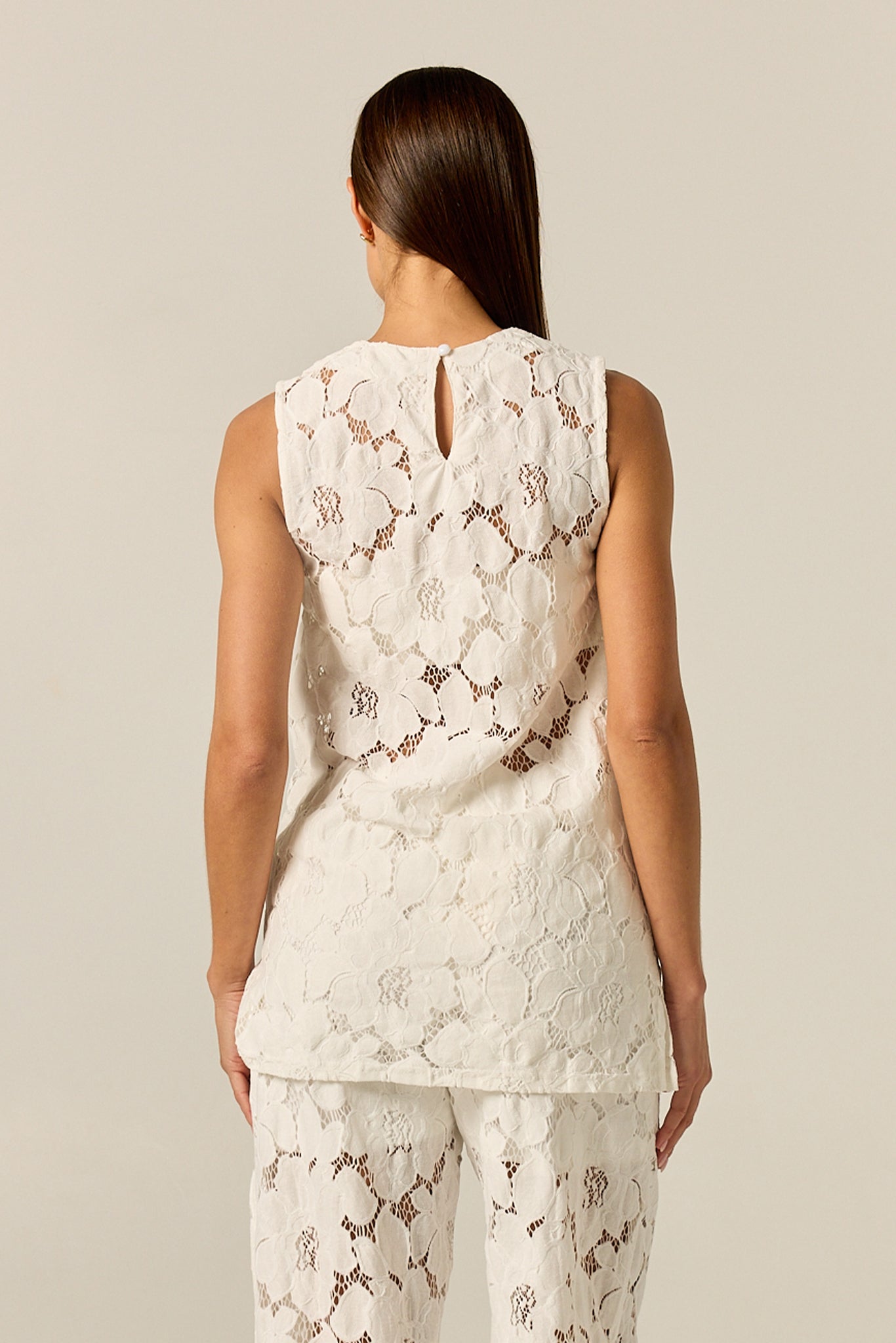 Jocelyn Lace Top (White)