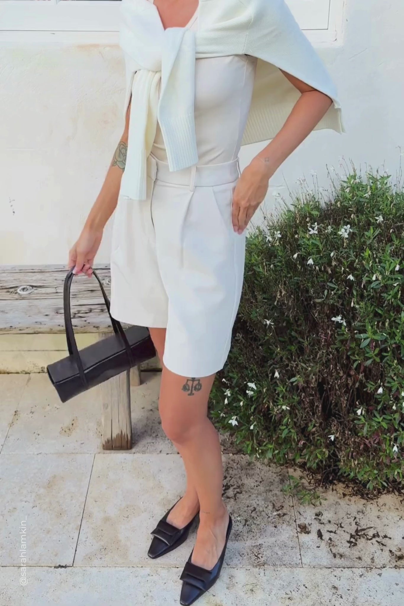 Cameron Tailored Bermuda Short (Cream)